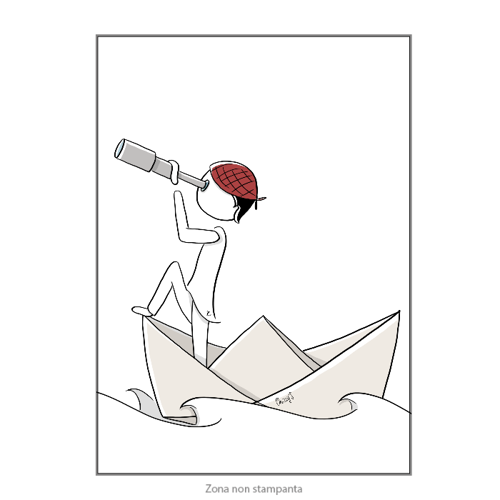 Immagine di Poster Premium 50x70 - PIRATA
