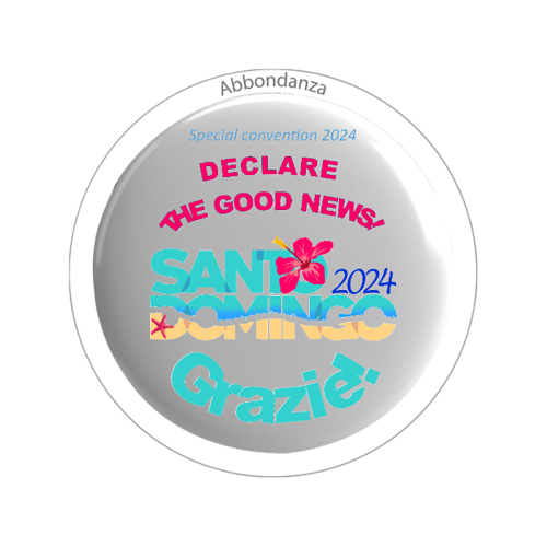 Immagine di 5 Spille Congresso Speciale 2024 Santo Domingo ENG