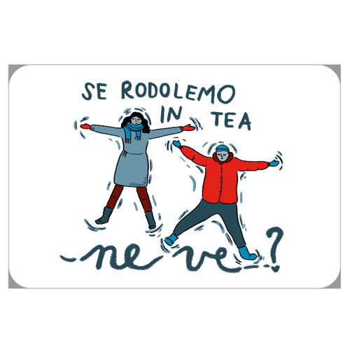 Immagine di Tappetino scendiletto natalizio