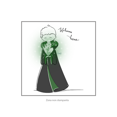Immagine di Poster quadrato 20x20 - Serpeverde 2