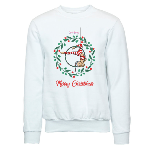 Immagine di Crew Neck Sweatshirt Christmas Hoop  - Felpa Girocollo Donna