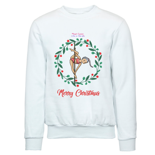 Immagine di Crew Neck Sweatshirt Christmas Pole 2  - Felpa Girocollo Donna