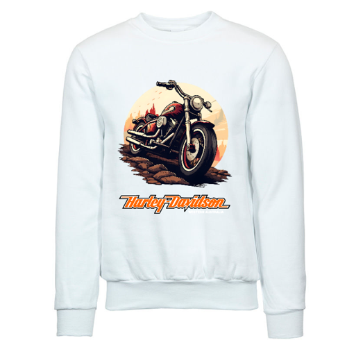 Immagine di Felpa Girocollo Uomo B&C King Harley Davidson