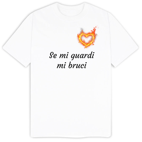 Immagine di T-Shirt Uomo Gildan Soft Style Fiamme negli Occhi