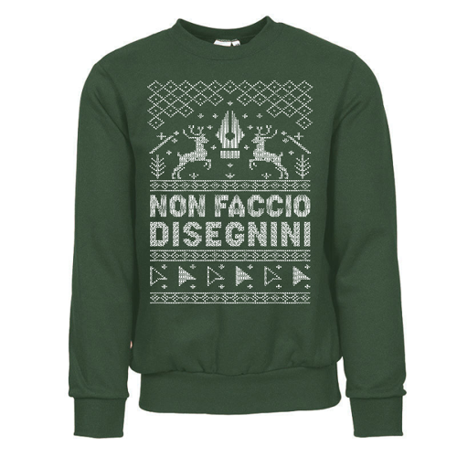 Immagine di Non faccio disegnini / Felpa Natalizia