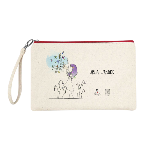 Immagine di Astuccio 100% cotone Canvas - Urla l'amore