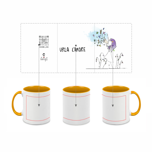 Immagine di Tazza in ceramica 325ml - Urla l'amore