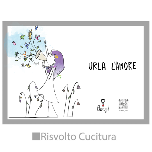 Immagine di Tovaglietta In Tessuto - Urla l'amore