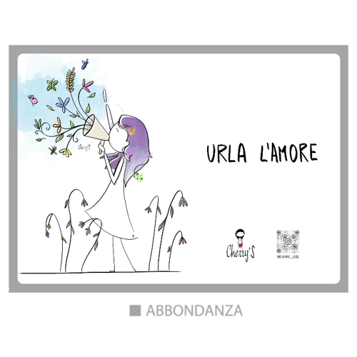 Immagine di Tovaglietta PVC - Urla l'amore