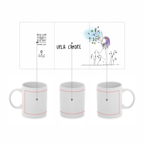 Immagine di Tazza in ceramica - Urla l'amore