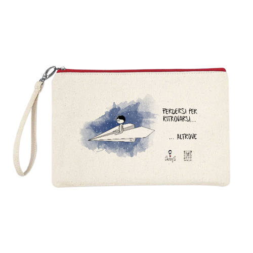 Immagine di Astuccio 100% cotone Canvas - Aereo