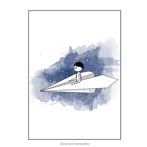 Immagine di Poster Premium 50x70 - Aereo