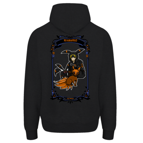 Immagine di Felpa Zip e Cappuccio Donna B&C Queen Zipped Hood-naruto versione pokemon2