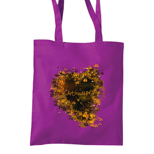 Immagine di Shopper in cotone-etichetta retro no sfondo