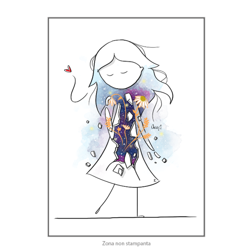 Immagine di Poster Premium 50x70 - Fragile ma integra
