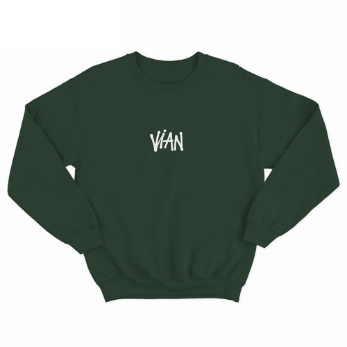 Immagine di VIAN CREWNECK "STUSSY" FOREST GREEN