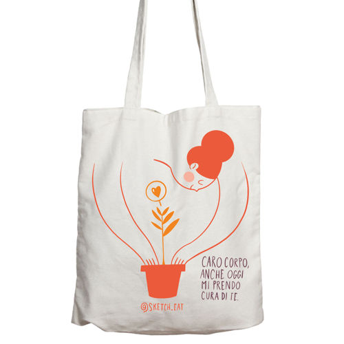 Immagine di Shopper "Cura" in cotone Organic