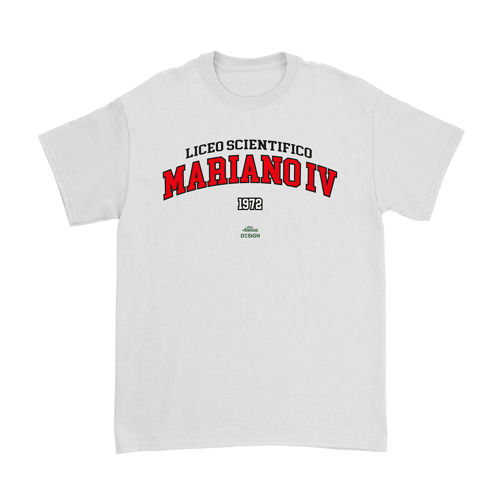 Immagine di MARIANO IV T-SHIRT  "COLLEGE" WHITE AS 2022/23