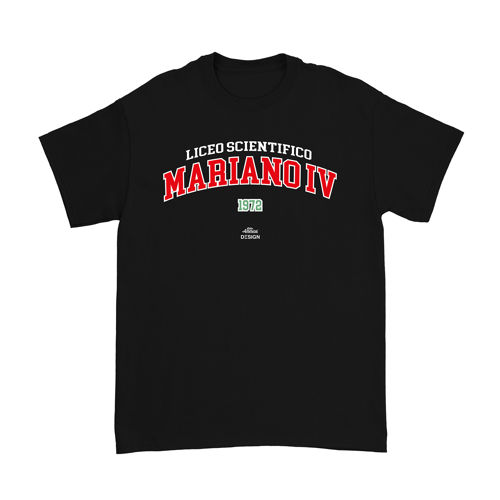 Immagine di MARIANO IV T-SHIRT  "COLLEGE" BLACK AS 2022/23