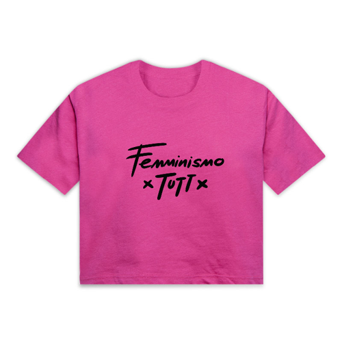 Immagine di T-Shirt CropTop Femminismo xtuttx