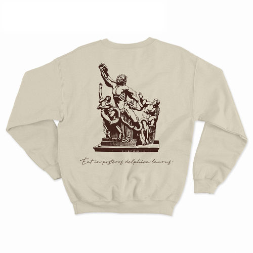 Immagine di MELCHIORRE DELFICO "LACOONTE" CREWNECK SAND