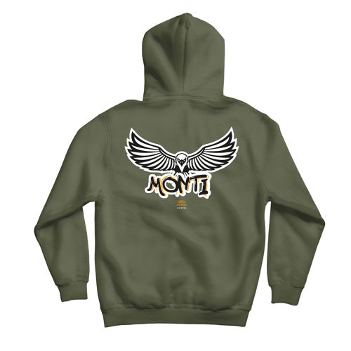 Immagine di MONTI HOODIE "AQUILA" ARMY GREEN