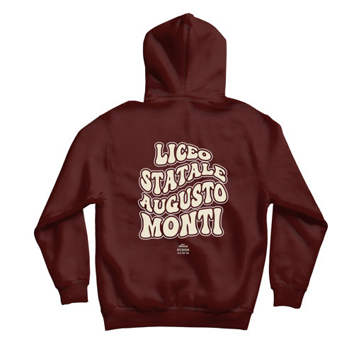 Immagine di MONTI HOODIE "ONDA" MAROON