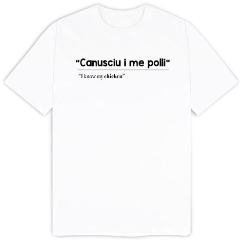 Immagine di T-Shirt "Canusciu i me polli"