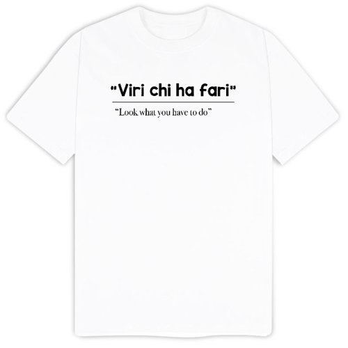 Immagine di T-Shirt "Viri chi a fari"