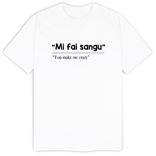 Immagine di T-Shirt "Mi fai sangu" 