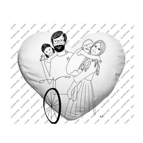 Immagine di Cuscino Cuore-Felpa_Giorgina