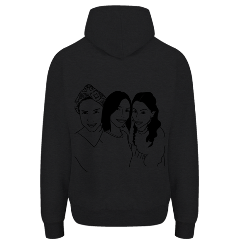 Immagine di Felpa Zip e Cappuccio Donna B&C Queen Zipped Hood-Medo_S