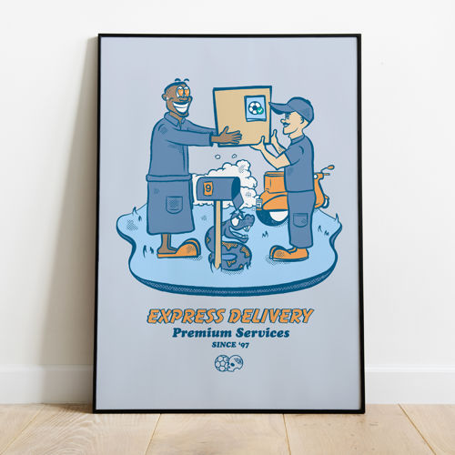Immagine di POSTER-EXPRESS DELIVERY
