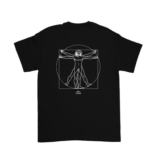 Immagine di DA VINCI DI FLORIDIA "DA VINCI TEE" BLACK