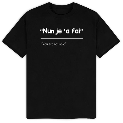 Immagine di T-Shirt "Nun je 'a fai"