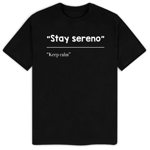 Immagine di T-Shirt "Stay sereno"