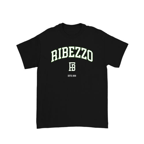 Immagine di FRANCESCO RIBEZZO "COLLEGE" T-SHIRT BLACK