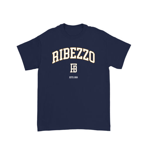 Immagine di FRANCESCO RIBEZZO "COLLEGE" T-SHIRT NAVY