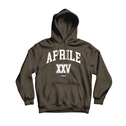 Immagine di I.I.S 25 APRILE "25" HOODIE DARK CHOCOLATE