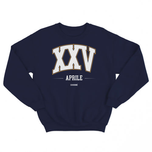 Immagine di I.I.S 25 APRILE "XXV" CREWNECK NAVY