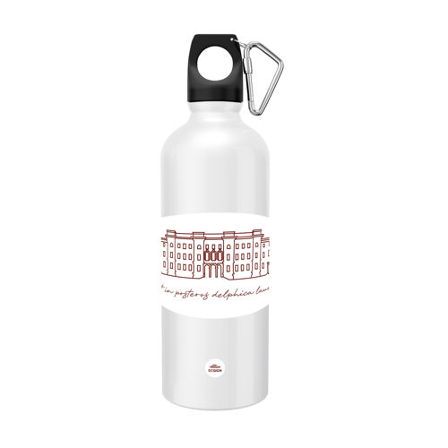 Immagine di MELCHIORRE DELFICO "LOGO" BORRACCIA 500ml WHITE