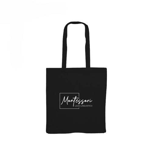 Immagine di Montessori "Script" Shopper - Black