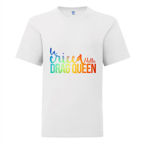 Immagine di T-Shirt Bambino B&C Exact 150-cricca_logo_rainbow