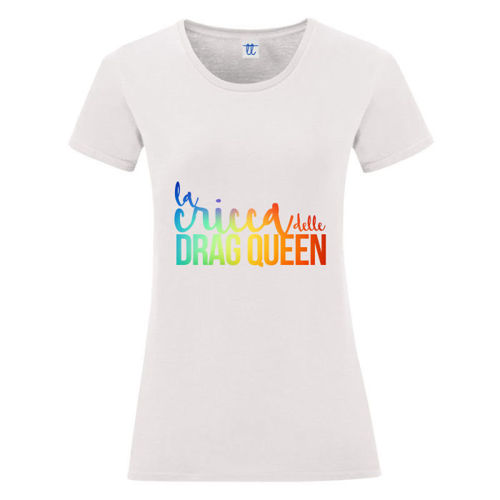 Immagine di T-Shirt Donna B&C #ORGANIC E150-cricca_logo_rainbow