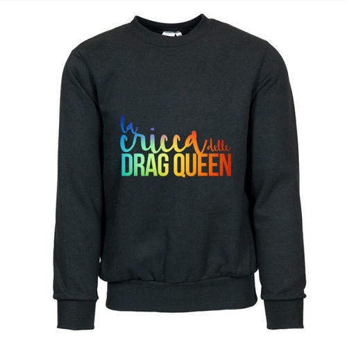 Immagine di Felpa Girocollo Donna B&C Organic Crew Neck-cricca_logo_rainbow