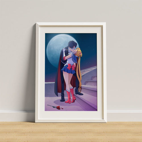 Immagine di Il Bacio di Hayez - Sailor Moon e Milord
