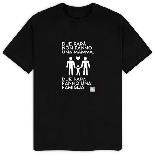 Immagine di T-Shirt Uomo Gildan Soft Style Due papà