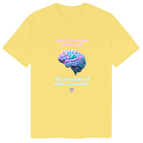 Immagine di T-Shirt Uomo Gildan Soft Style Cervello