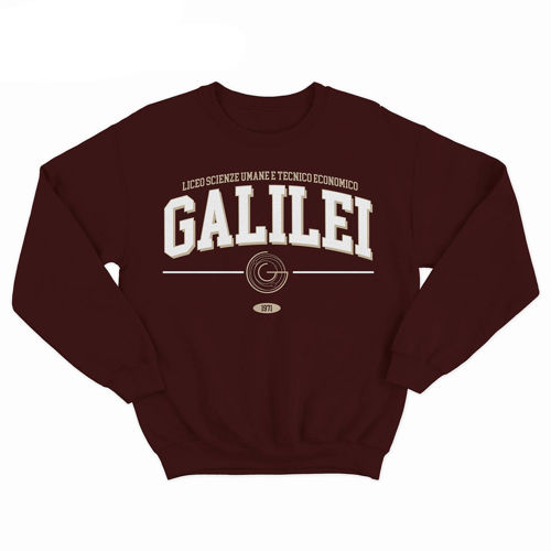 Immagine di GALILEI "GG-College" Crewneck - Maroon