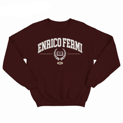 Immagine di Enrico Fermi "EF-College" Crewneck - Maroon